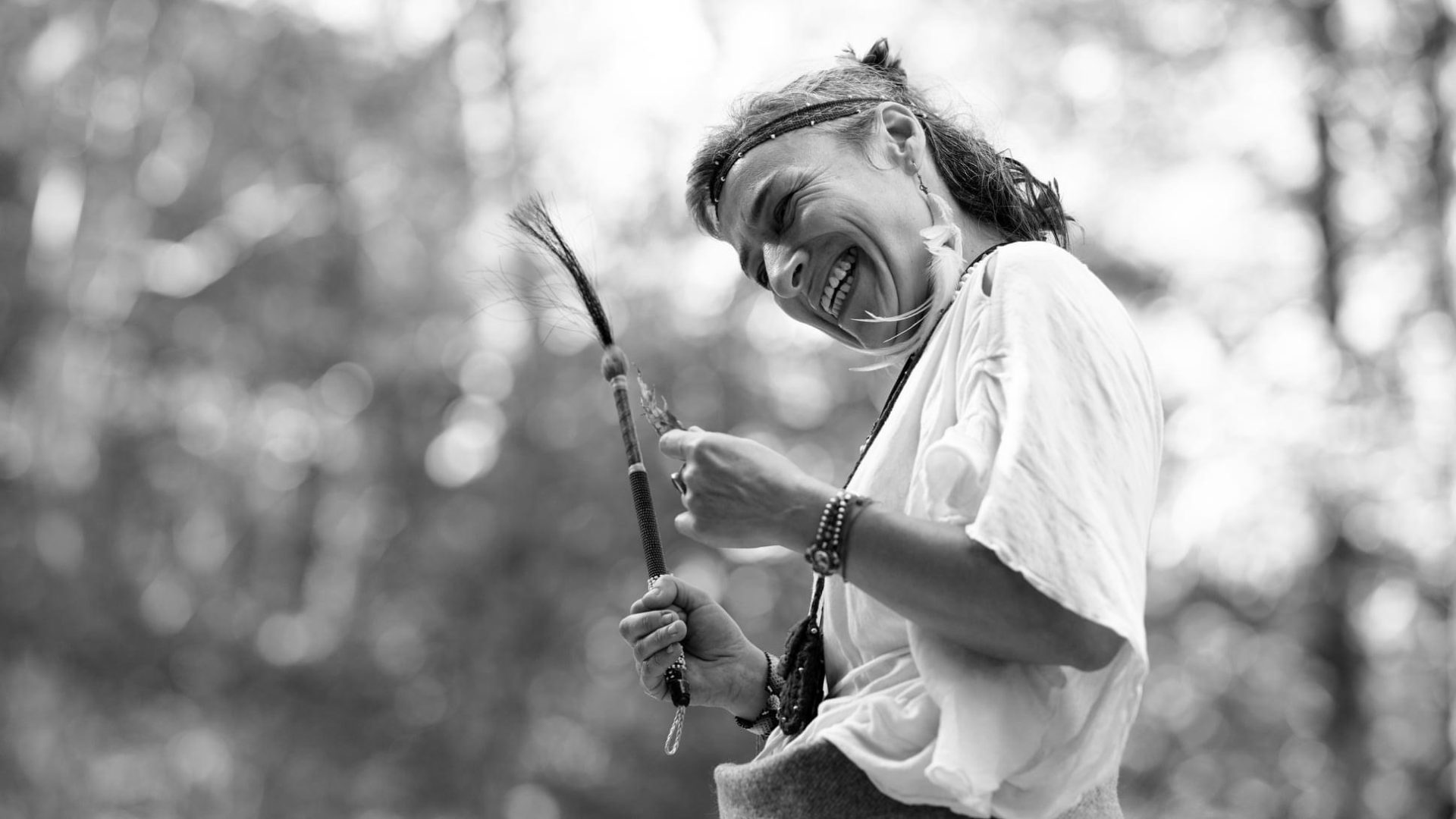 Portraits w Talking stick